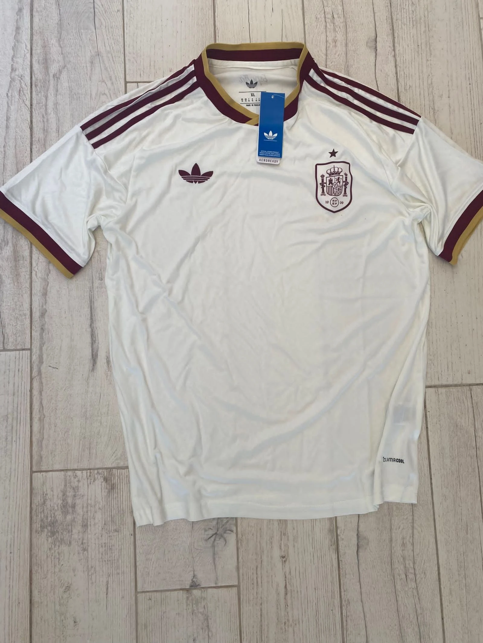 Camiseta España Blanca 2026 Mundial